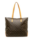 Brown LV Monogram Cabas Alto Tote Bag