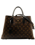 Brown LV Monogram Flower Tote Satchel