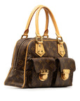 Brown LV Monogram Manhattan PM HandBag