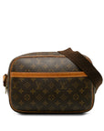 Brown LV Monogram Reporter PM Crossbody Bag