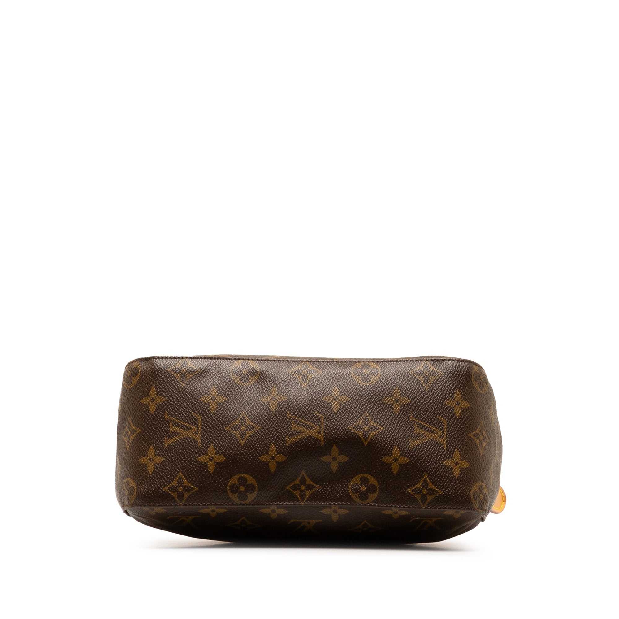 Brown LV Monogram Looping MM Shoulder Bag