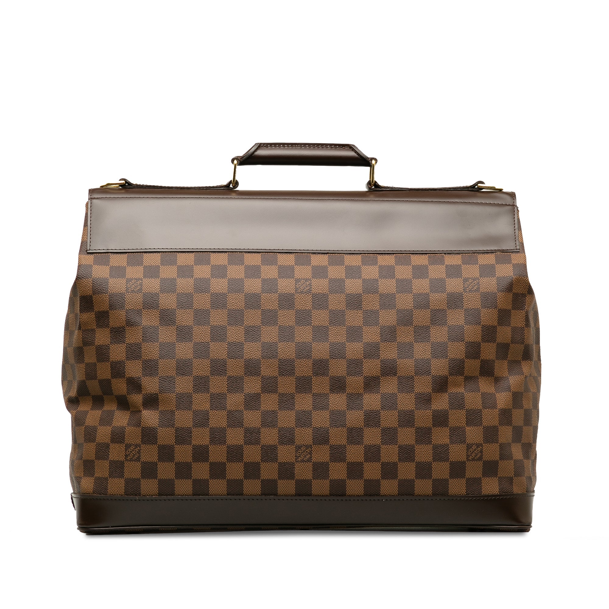 Brown LV Damier Ebene West End PM Travel Bag