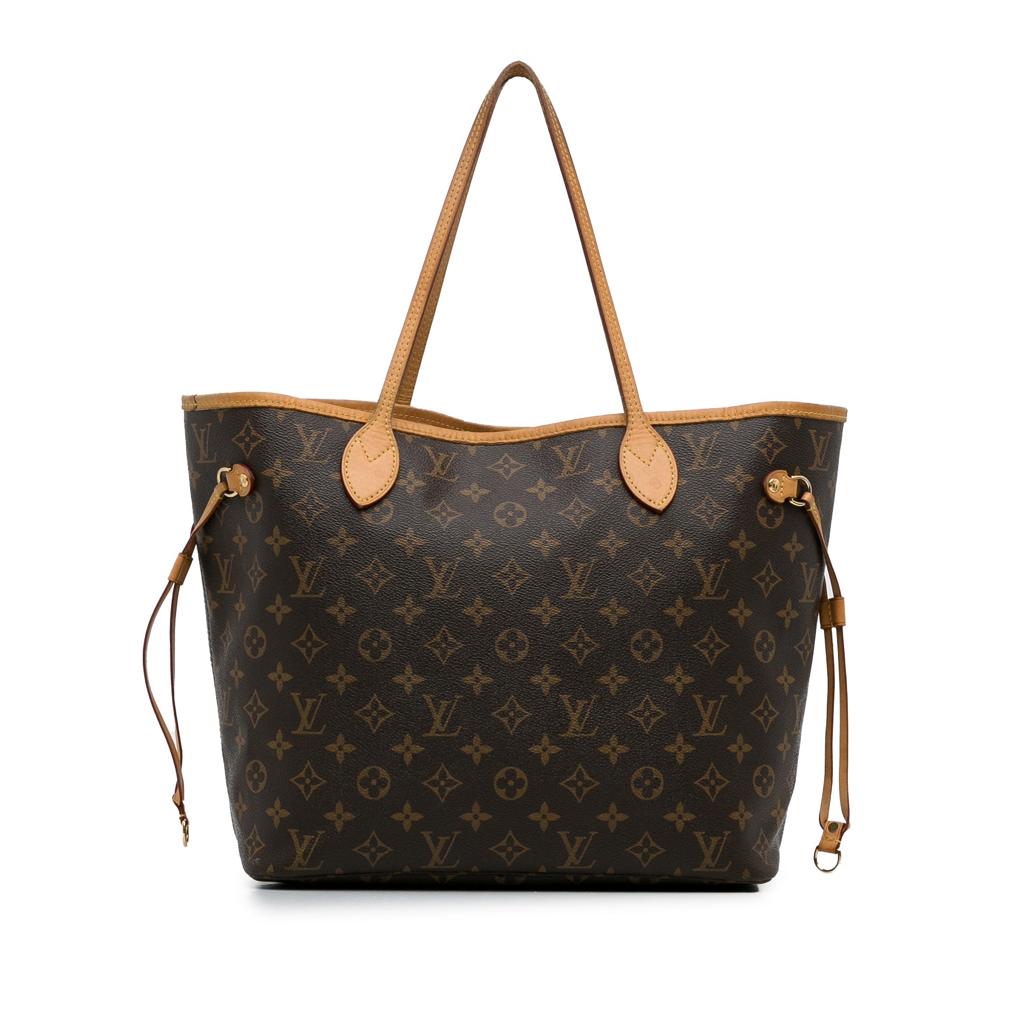 Brown LV Monogram Neverfull MM Tote Bag