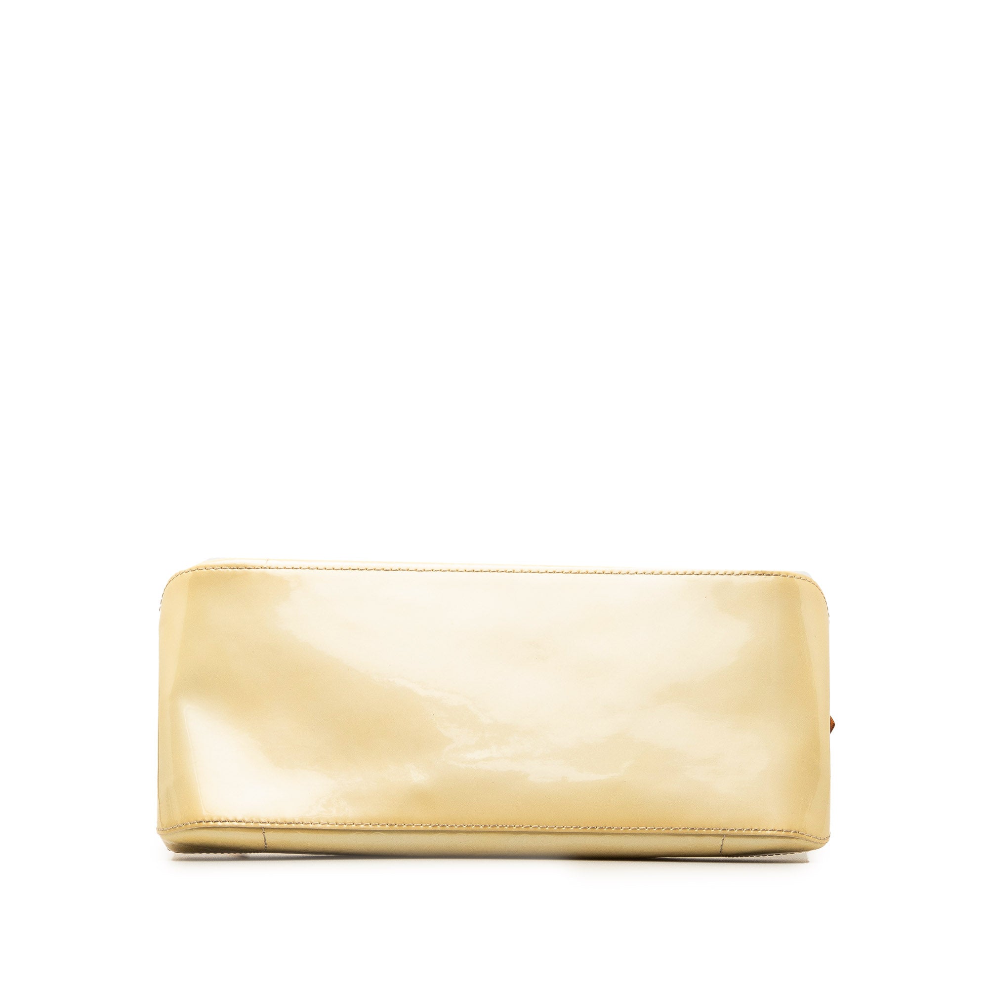 Beige LV Monogram Vernis Rosewood Avenue Shoulder Bag