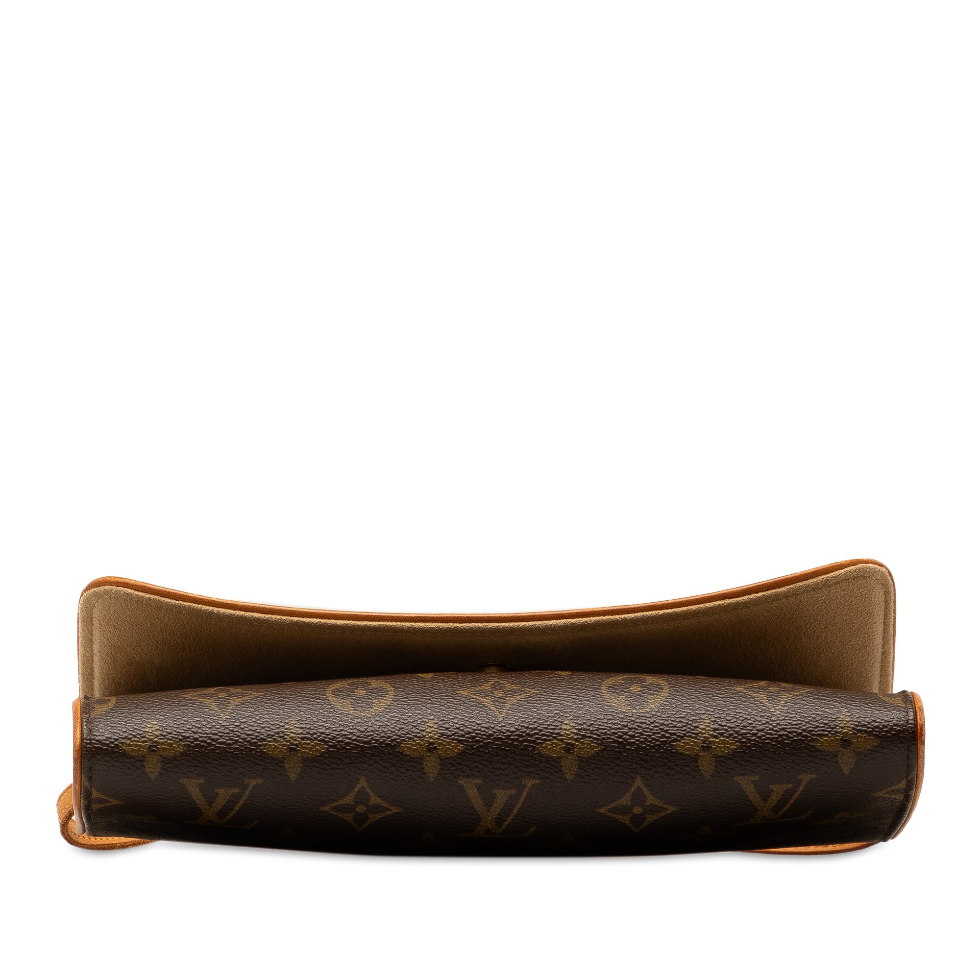 Brown LV Monogram Pochette Twin GM Crossbody Bag