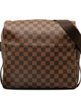 Brown LV Damier Ebene Naviglio Crossbody Bag