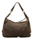 Brown LV Monogram Mini Lin Manon MM Shoulder Bag