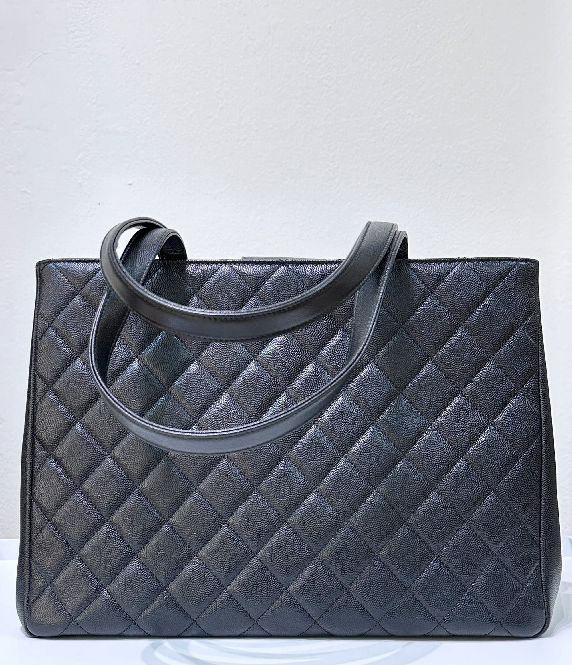 CHNL Business Affinity Shopping Tote Caviar Black GHW