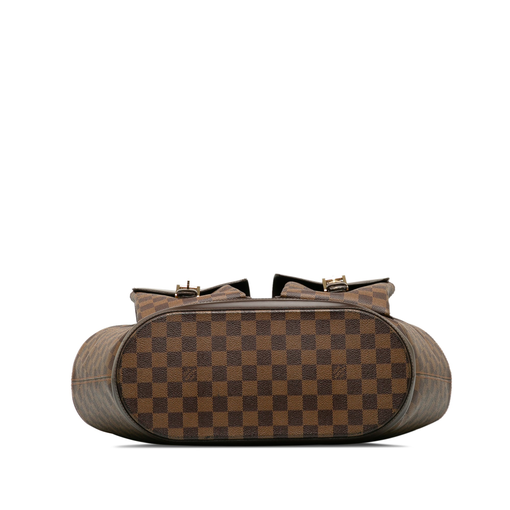 Brown LV Damier Ebene Manosque GM Tote Bag