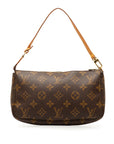 Brown LV Monogram Pochette Accessoires Shoulder Bag