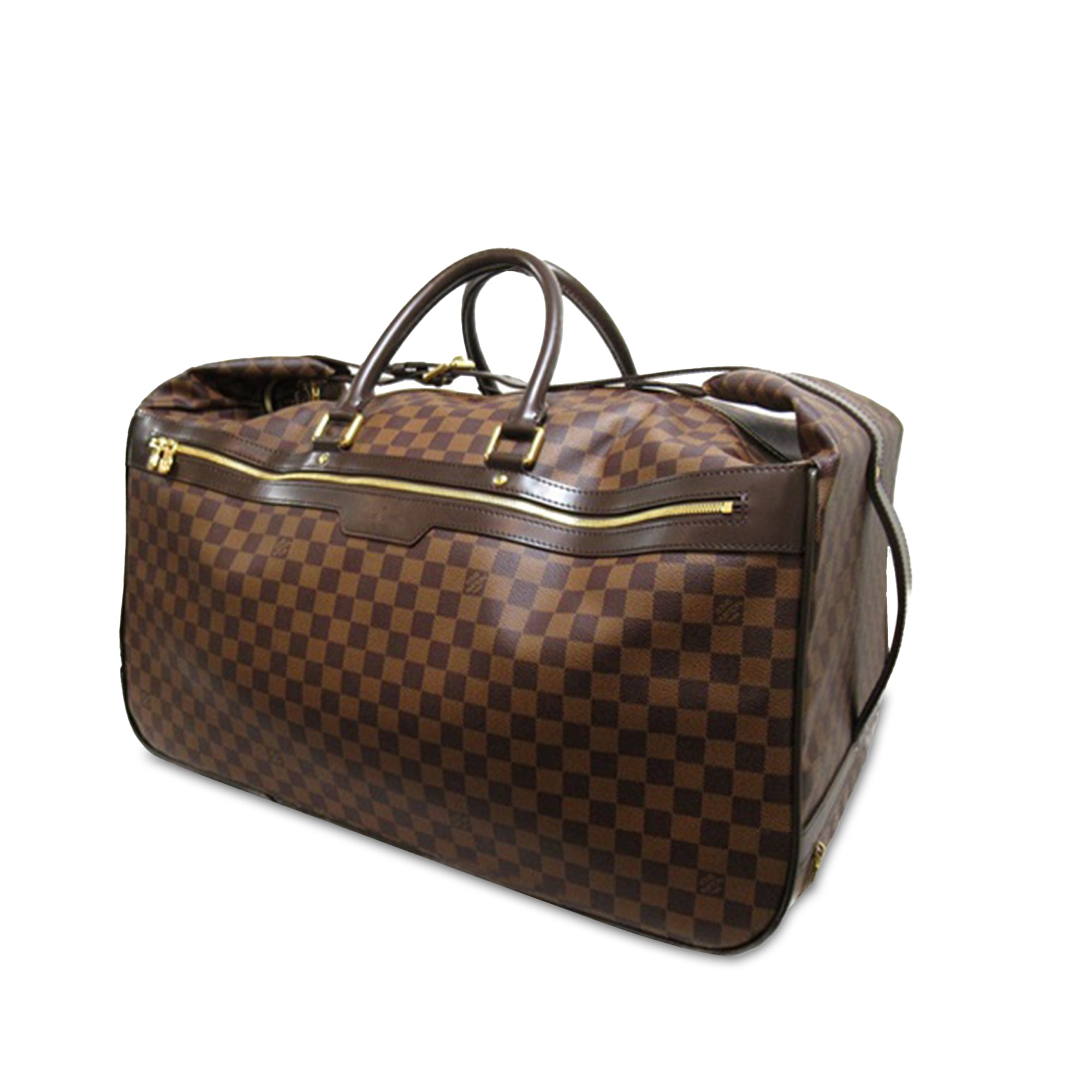Brown LV Damier Ebene Eole 60 Travel Bag