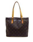 Brown LV Monogram Cabas Piano Tote Bag