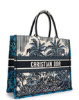 Christian DOR Blue Canvas Large Book Tote