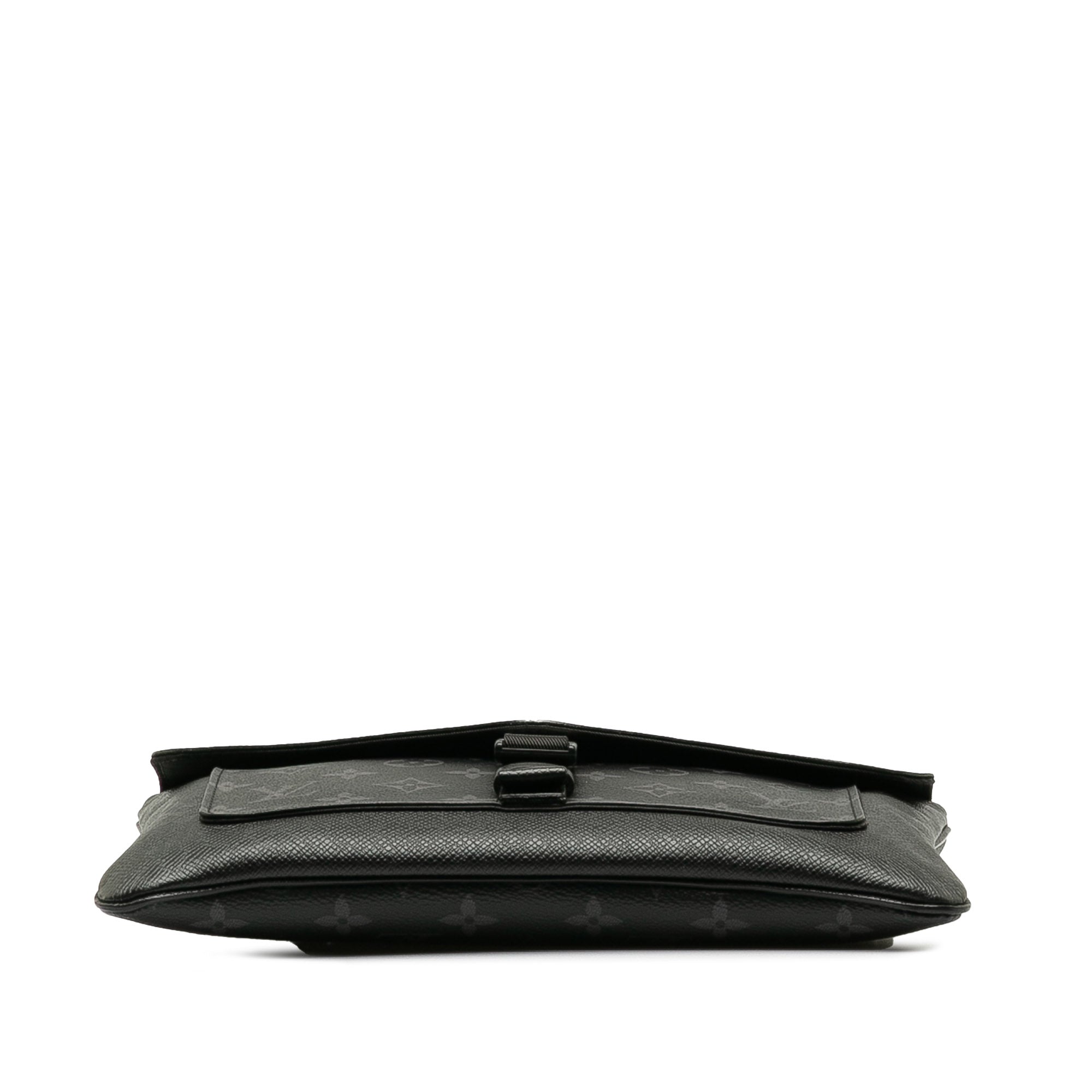 Black LV Taigarama Outdoor Flap Messenger Crossbody Bag