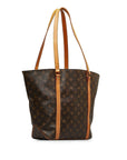 Brown LV Monogram Sac Shopping 48 Tote Bag