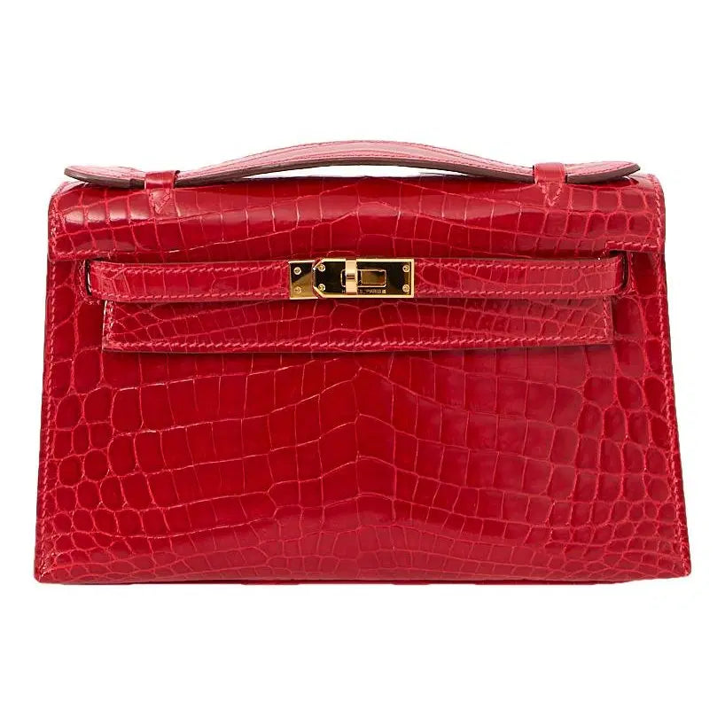 Hermès Mini Kelly Pochette in Crocodile Niloticus