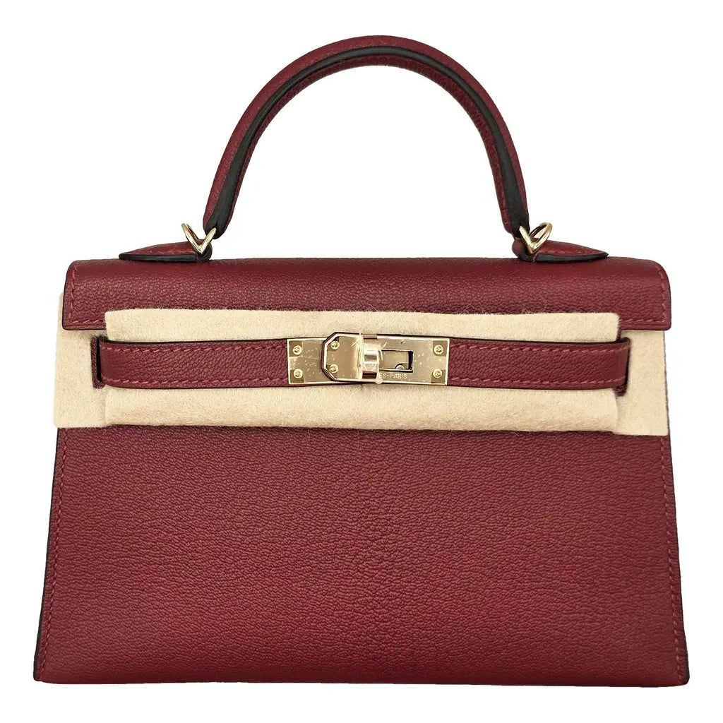 HRMS Mini Kelly HSS Rouge H / Gris Perl