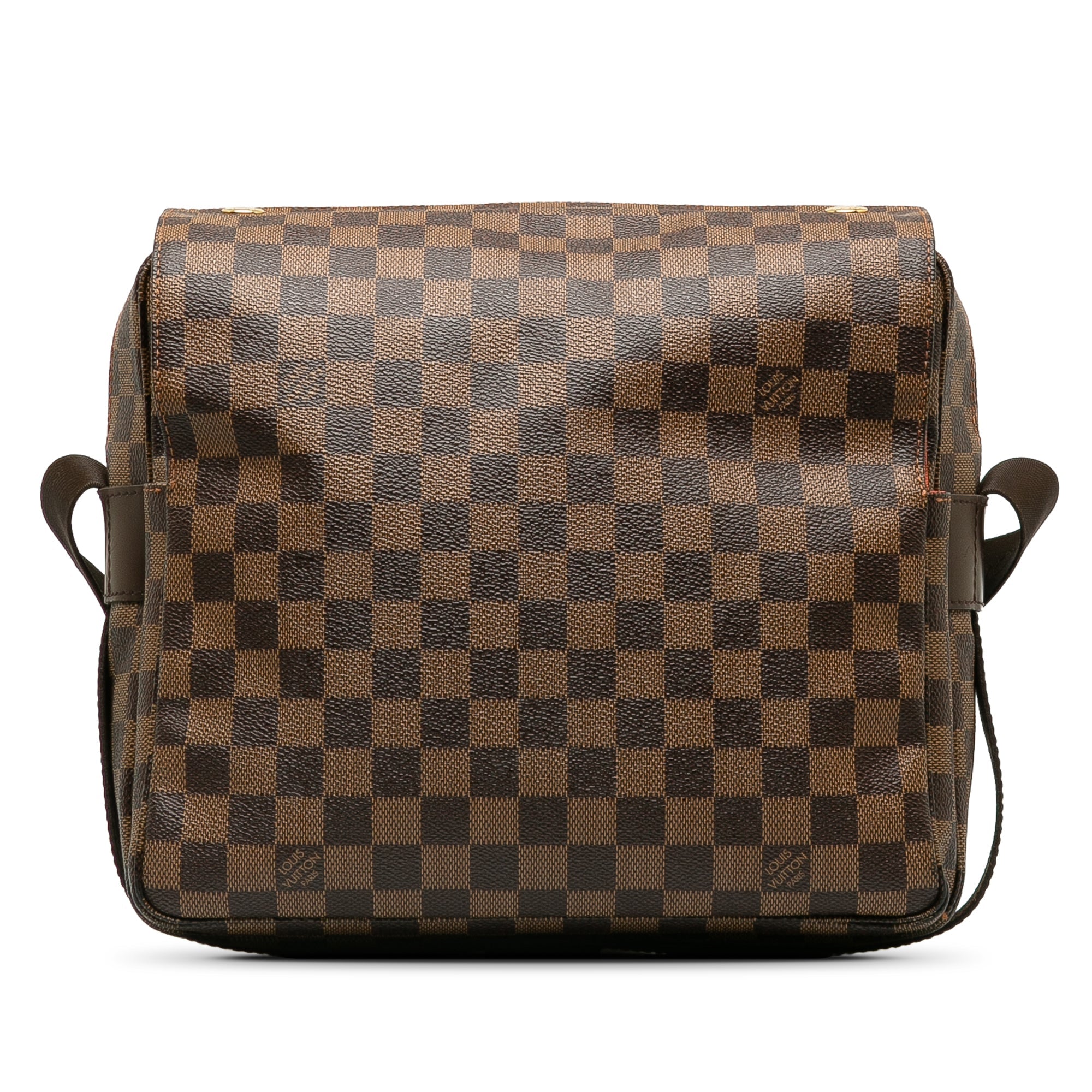 Brown LV Damier Ebene Naviglio Crossbody Bag