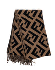 FNDI FF Scarf Cashmere Brown