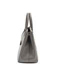 PRD Galleria Saffiano Tote Bag Calfskin Grey SHW