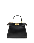 FNDI ISEEU Medium Peekaboo Calfskin Black/Light Pink GHW