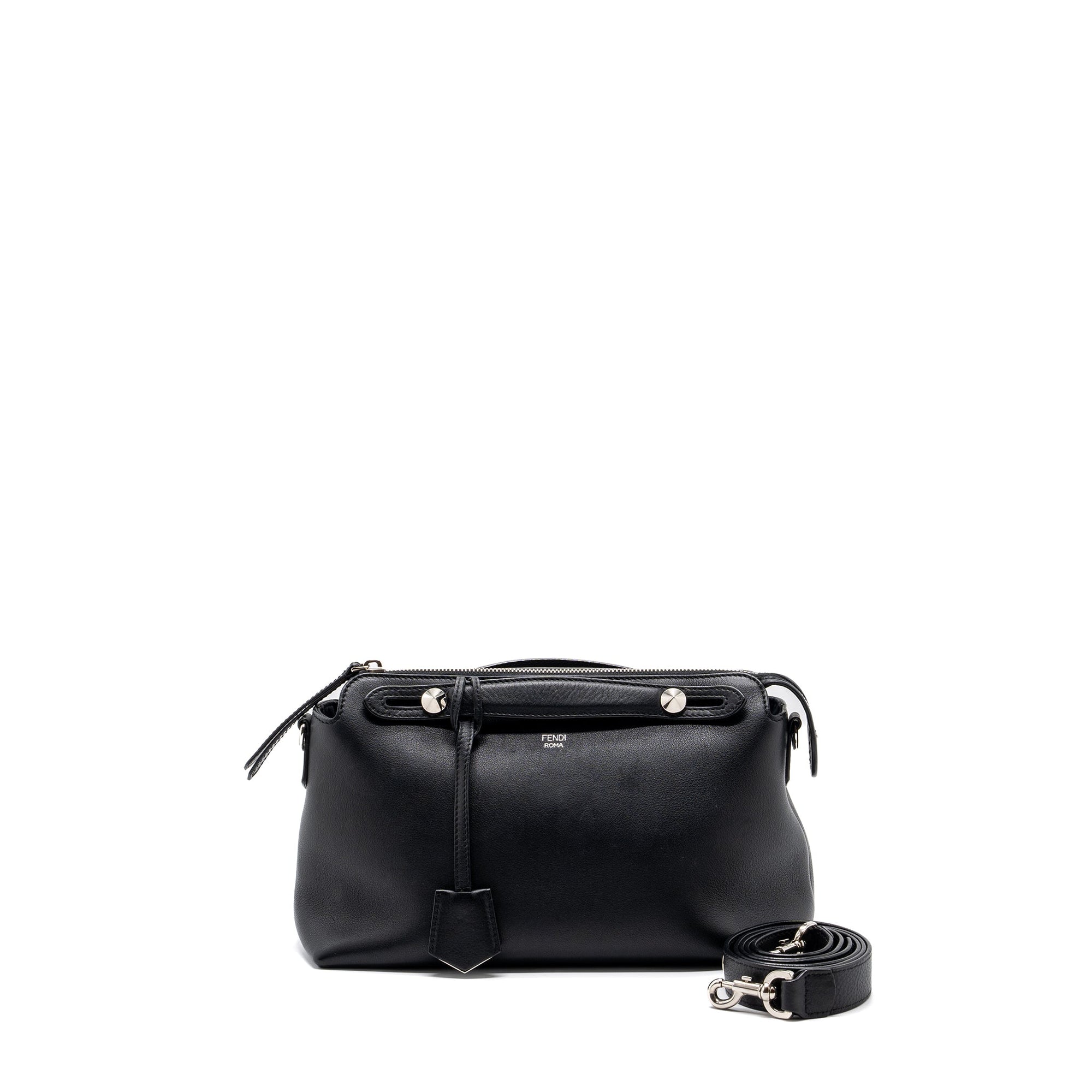 FNDI MEDIUM BY THE WAY BAG CALFSKIN BLACK SHW