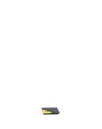 FNDI Conner Bugs Business Card Holder Calfskin/Crocodile Black /Yellow