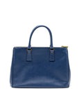 PRD double zip tote bag saffiano calfskin blue GHW