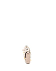 FNDI Mini Flap Clutch with Chain Lambskin Light Pink SHW