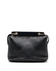 FNDI doctom chain shoulder bag leather black SHW