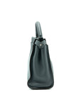 FNDI medium peekaboo leather light blue SHW