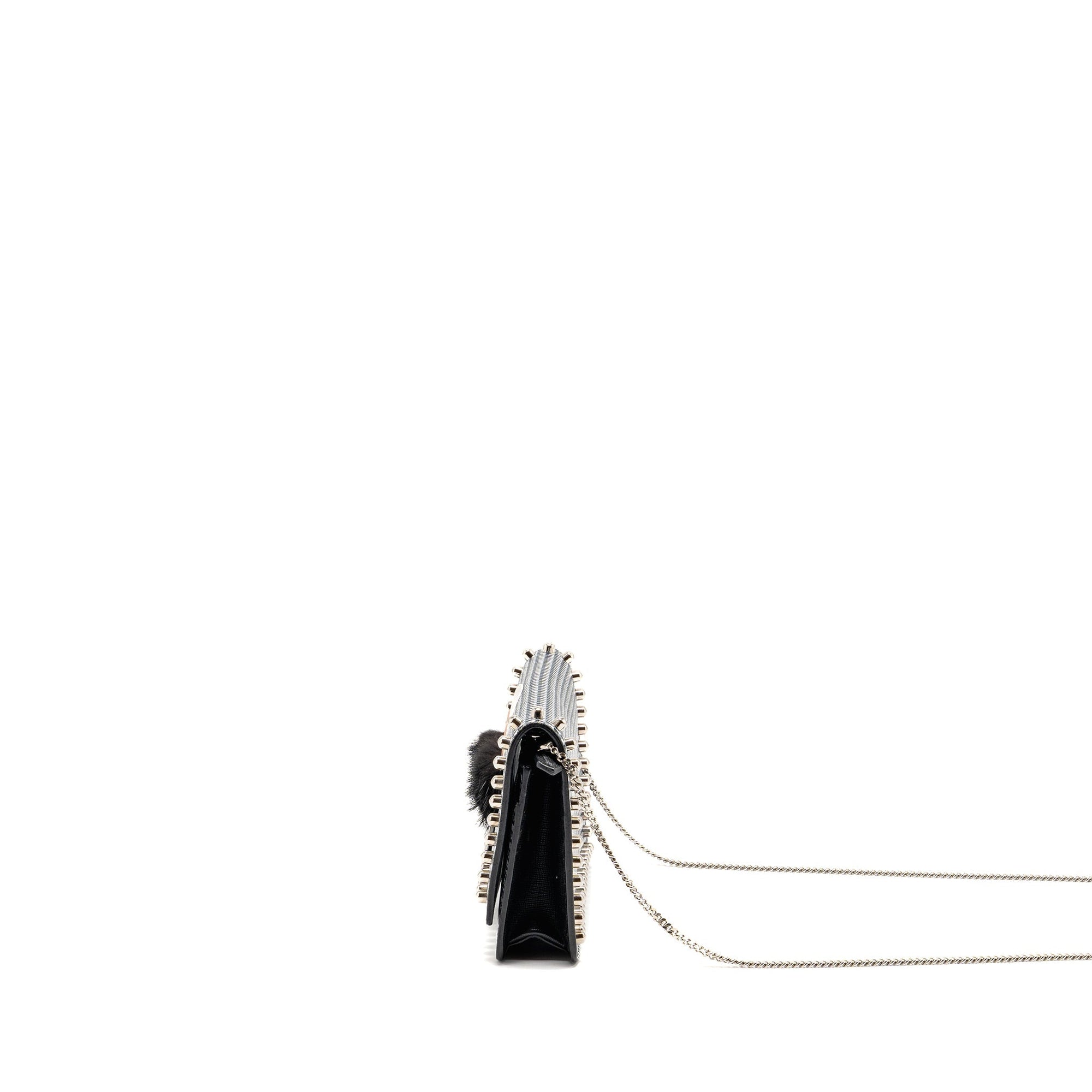 FNDI Karlito Wallet on Chain Leather Multicolour SHW