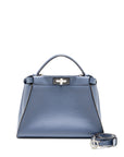 FNDI Medium Peekaboo Calfskin Blue Multicolour Hardware