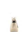 FNDI By The Way Boston Bag Calfskin Light Beige SHW