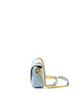 FNDI baguette chain midi Nappa light blue GHW