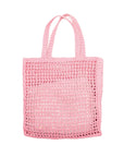 PRD Crochet Tote Bag Raffia Pink