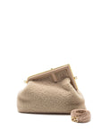 FNDI First Medium Lambskin /Shearling light Beige GHW