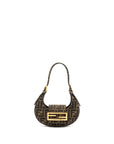 FNDI Mini cookie bag FF Fabric jacquard GHW
