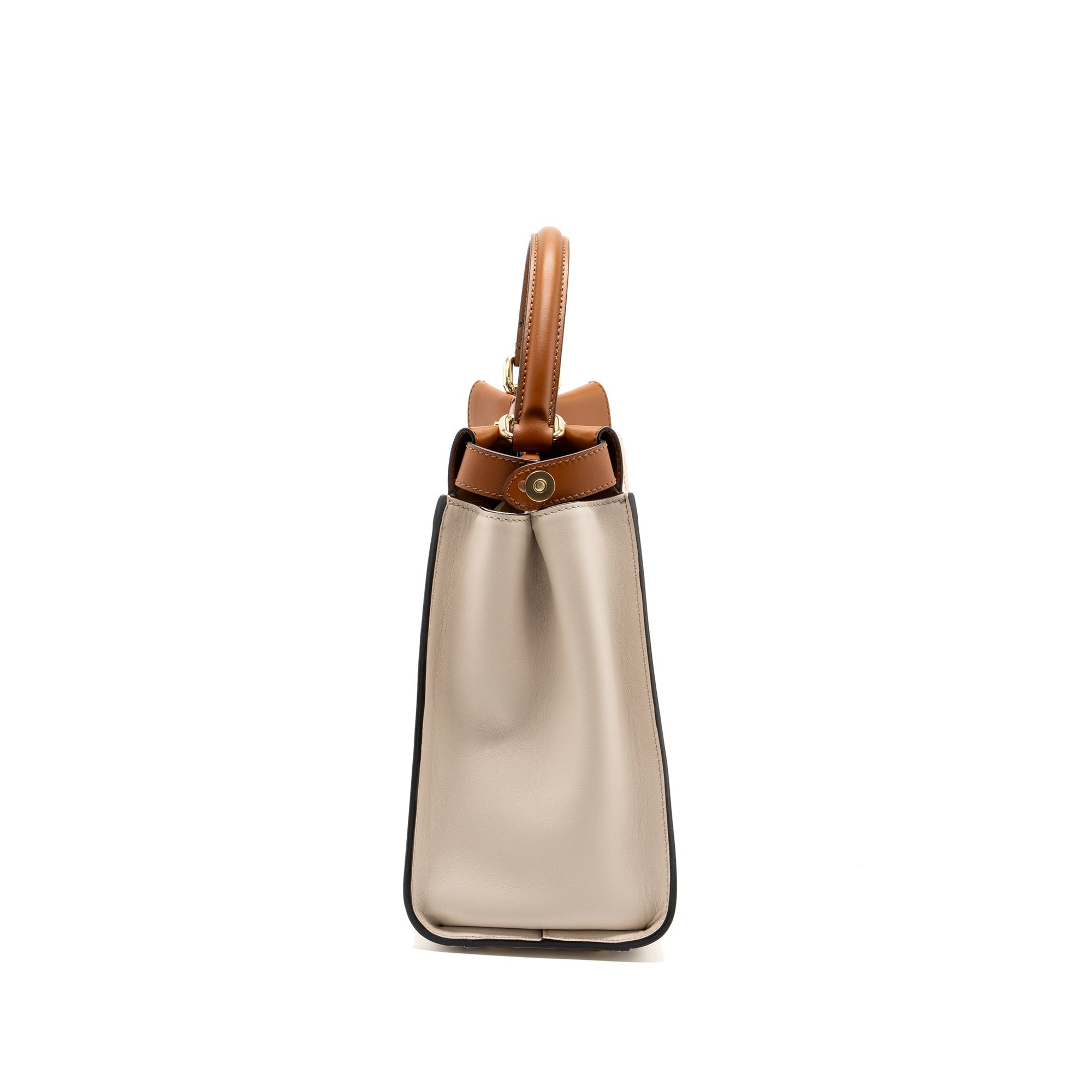 FNDI Medium Peekaboo Bag Calfskin Multicolour GHW