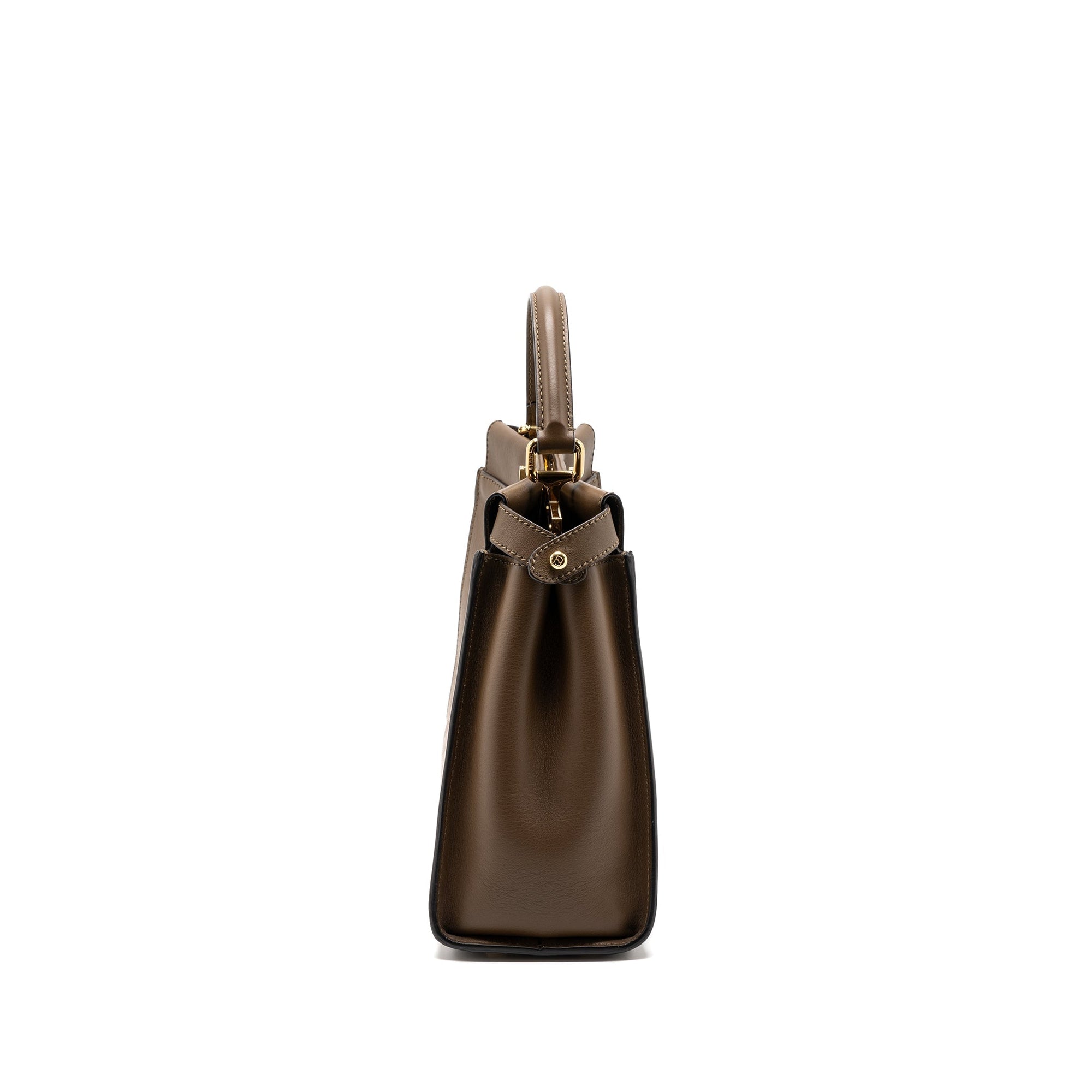 FNDI Medium Peekaboo Bag Calfskin Tobaco GHW