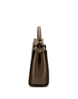 FNDI Medium Peekaboo Bag Calfskin Tobaco GHW