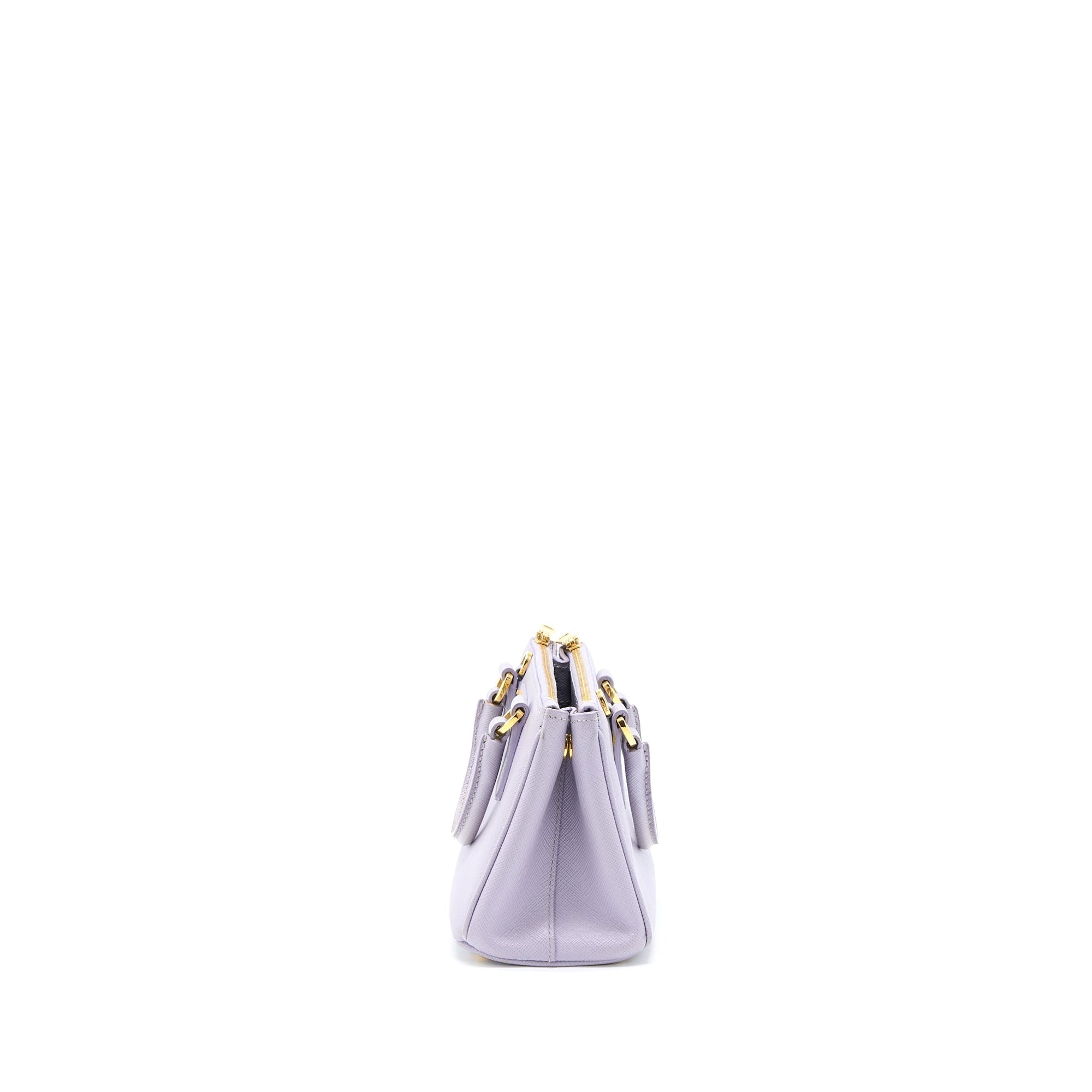 PRD Galleria Saffiano Mini Bag Leather Light Purple GHW