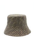 FNDI Bucket Hat Monogram with Red inside