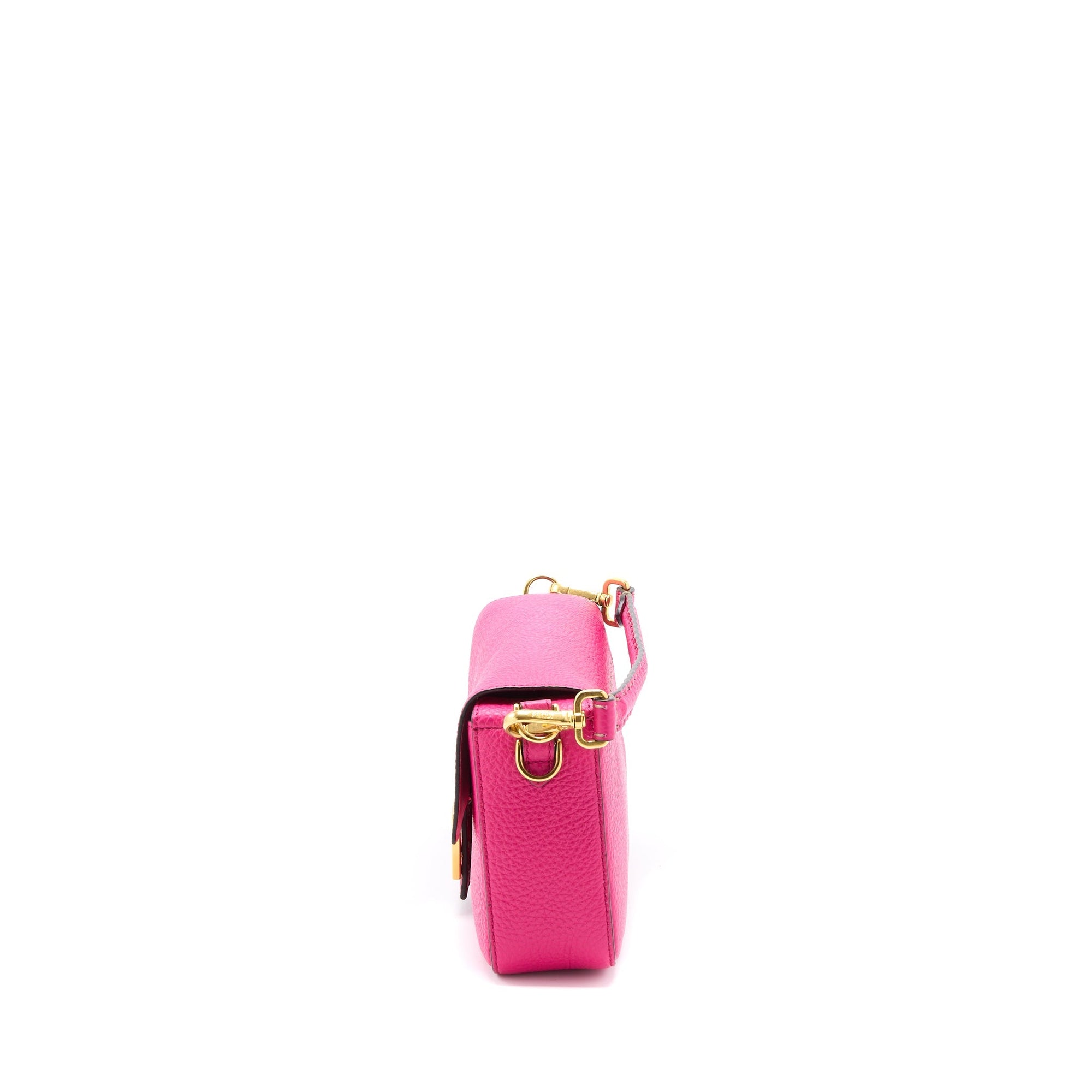 FNDI Baguette Bag Calfskin Pink GHW