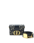 CHRISTIAN DOR MONTAIGNE MINI BOX BAG OBLIQUE CANVAS