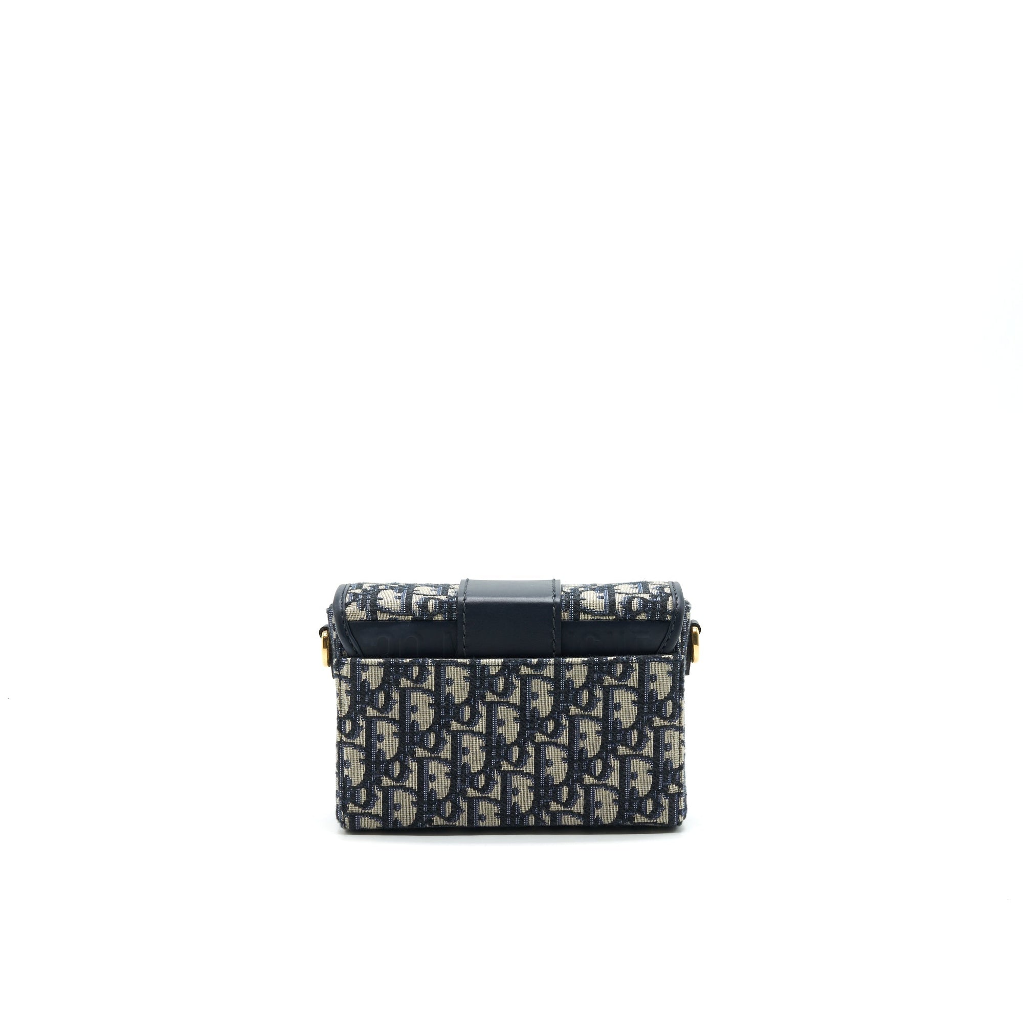 CHRISTIAN DOR MONTAIGNE MINI BOX BAG OBLIQUE CANVAS