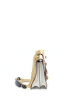 FNDI Kan I Bag White/Multicolour Gold And Silver Hardware