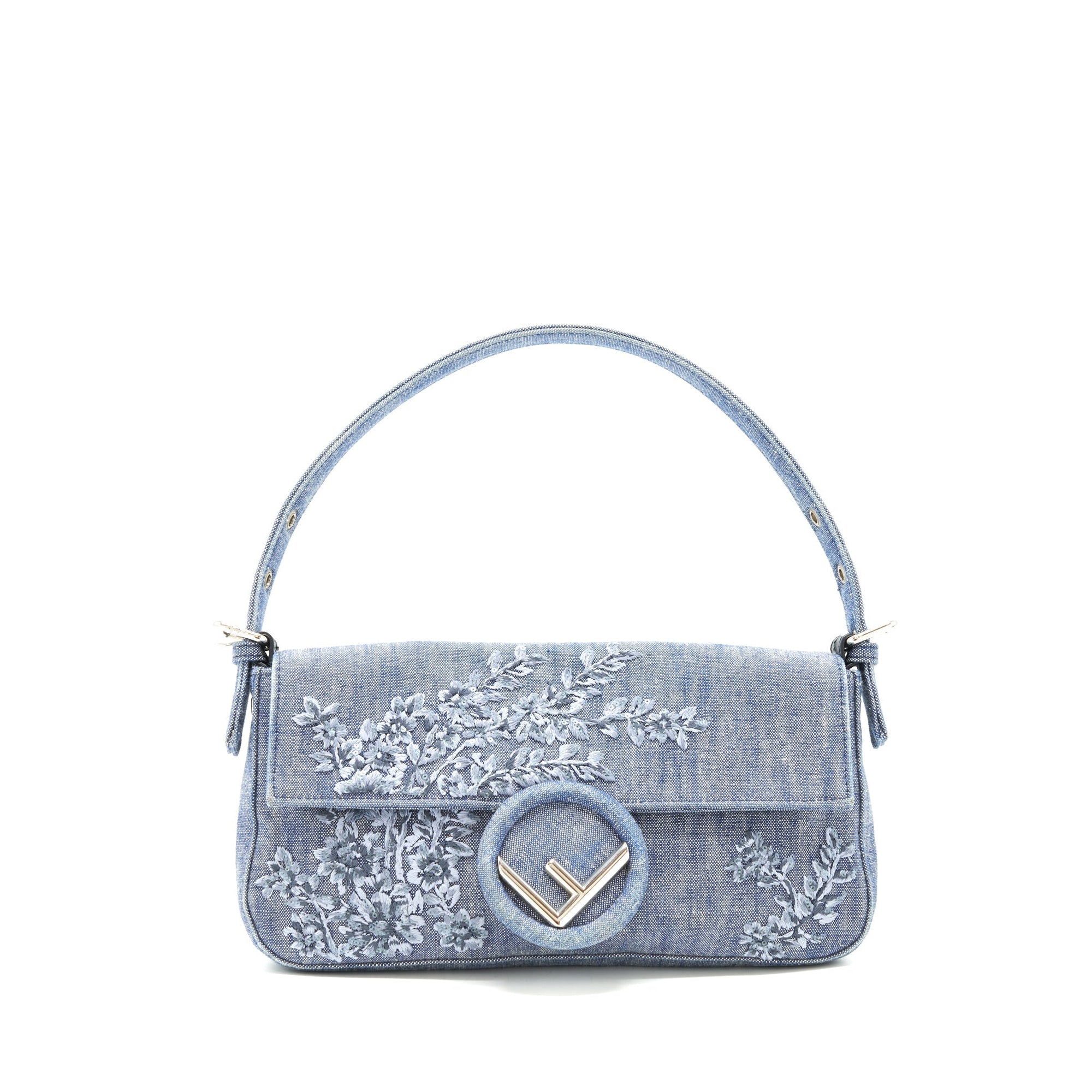FNDI limited edition Baguette Denim SHW