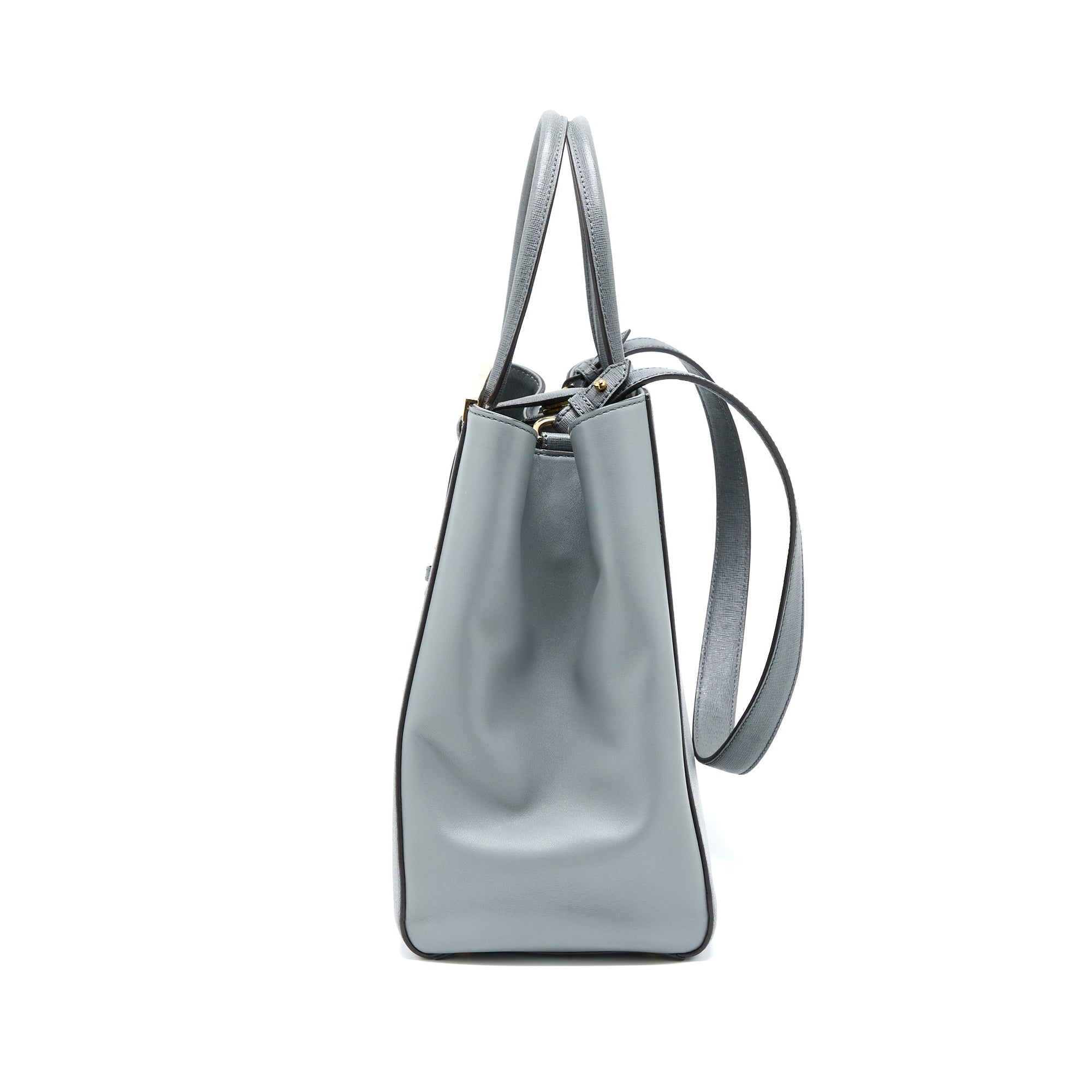 FNDI 2 Jours Large Bag Grey GHW