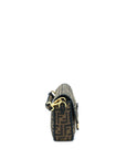 FNDI Baguette Shoulder Bag Canvas GHW